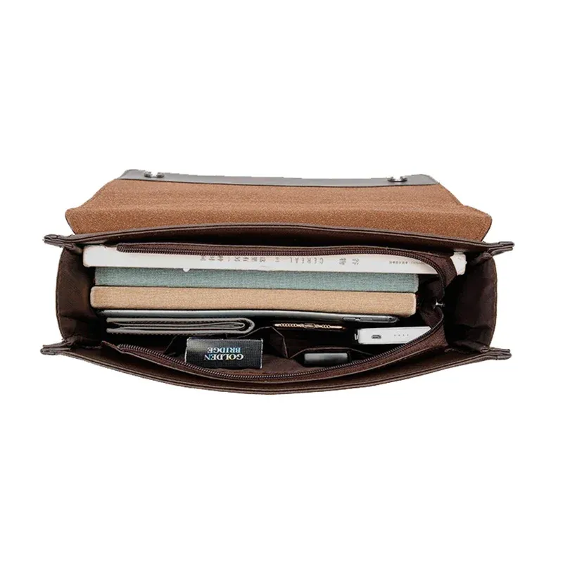 Davis Leather Laptop Bag For Men