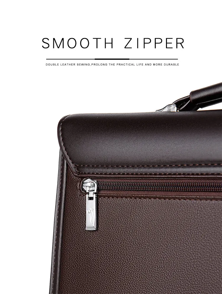 Davis Leather Laptop Bag For Men