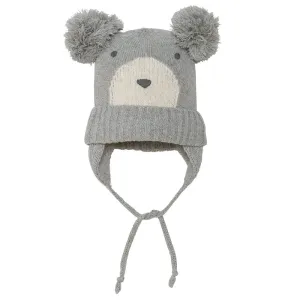Deux par Deux E10ZA02 Baby Earflap Winter Hat (Grey Mix)