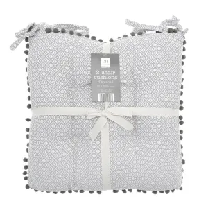Diamond Grey Seat Pad Pair (2)