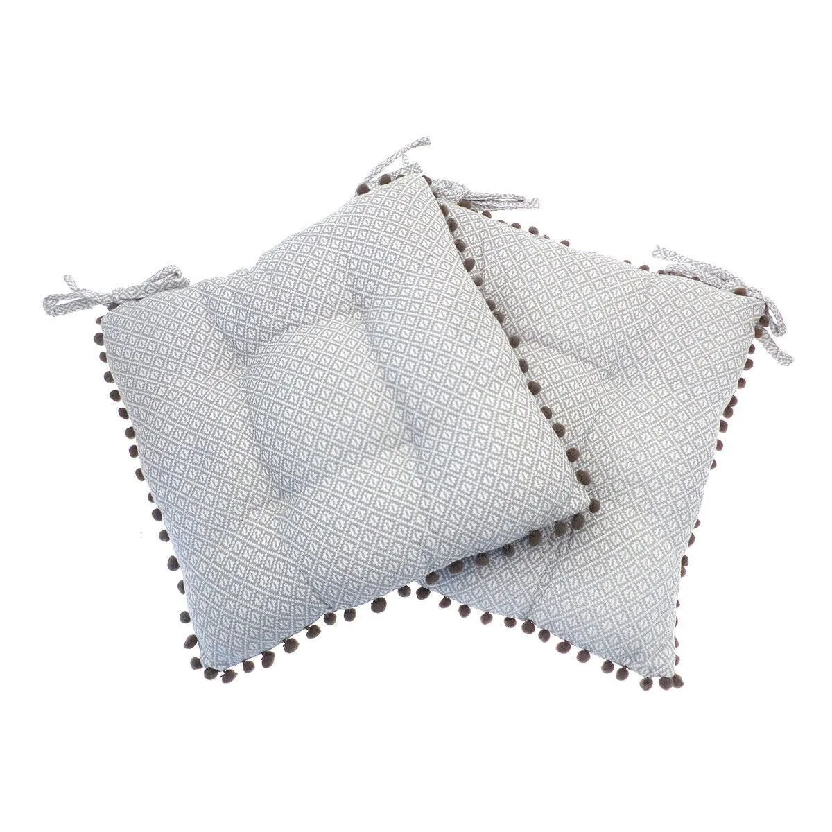 Diamond Grey Seat Pad Pair (2)