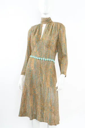 Dots & Minerals Print Dress