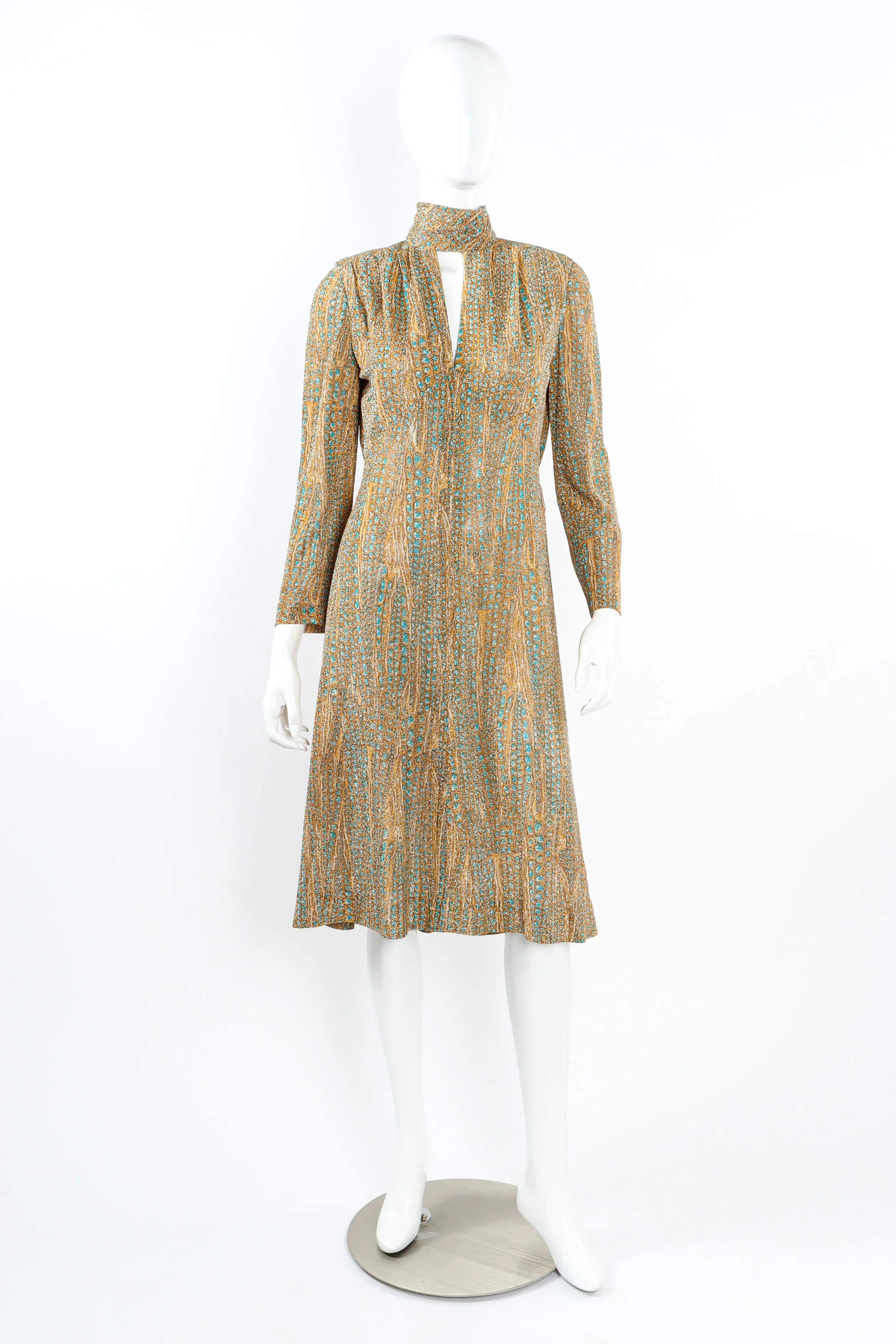 Dots & Minerals Print Dress