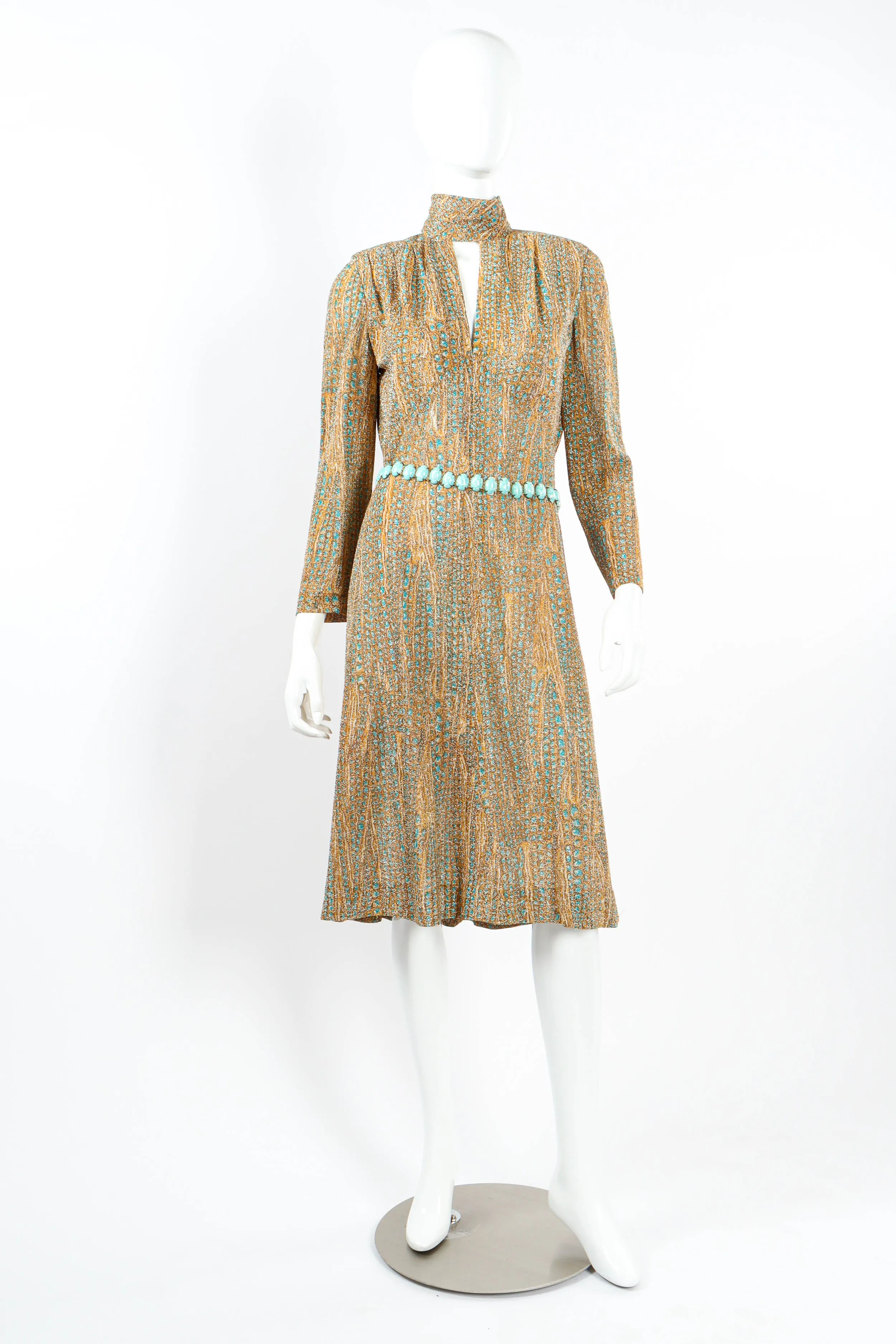 Dots & Minerals Print Dress