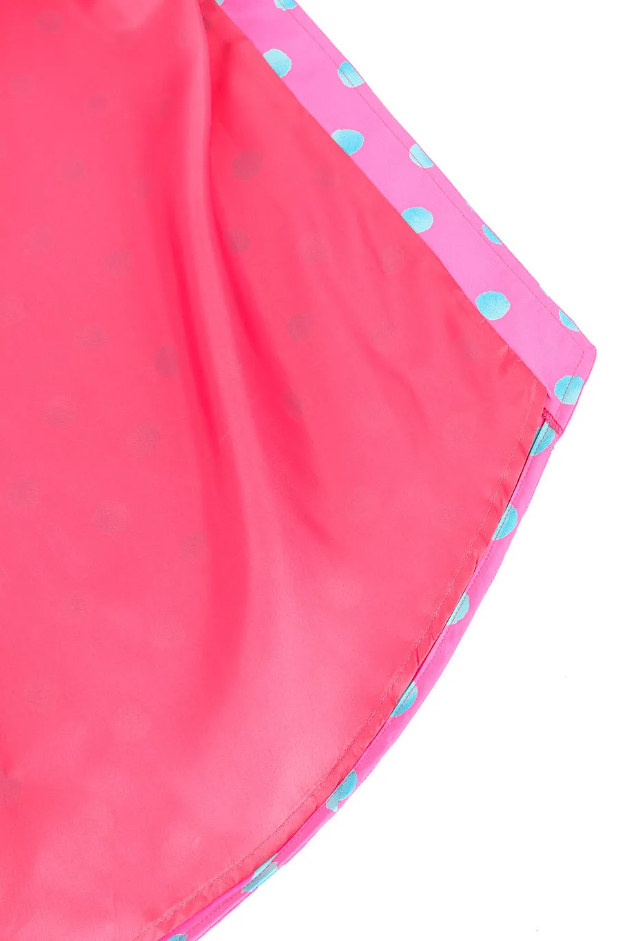 Dotted Drape Wrap Dress
