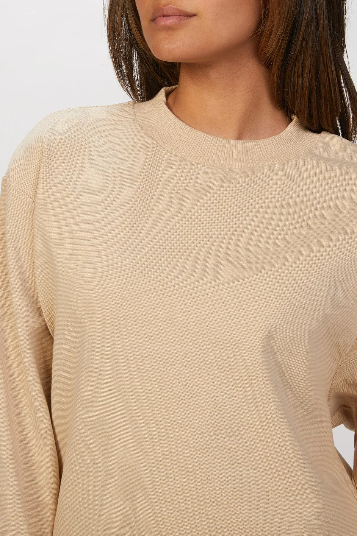 EDITH RIB PIQUE SWEAT