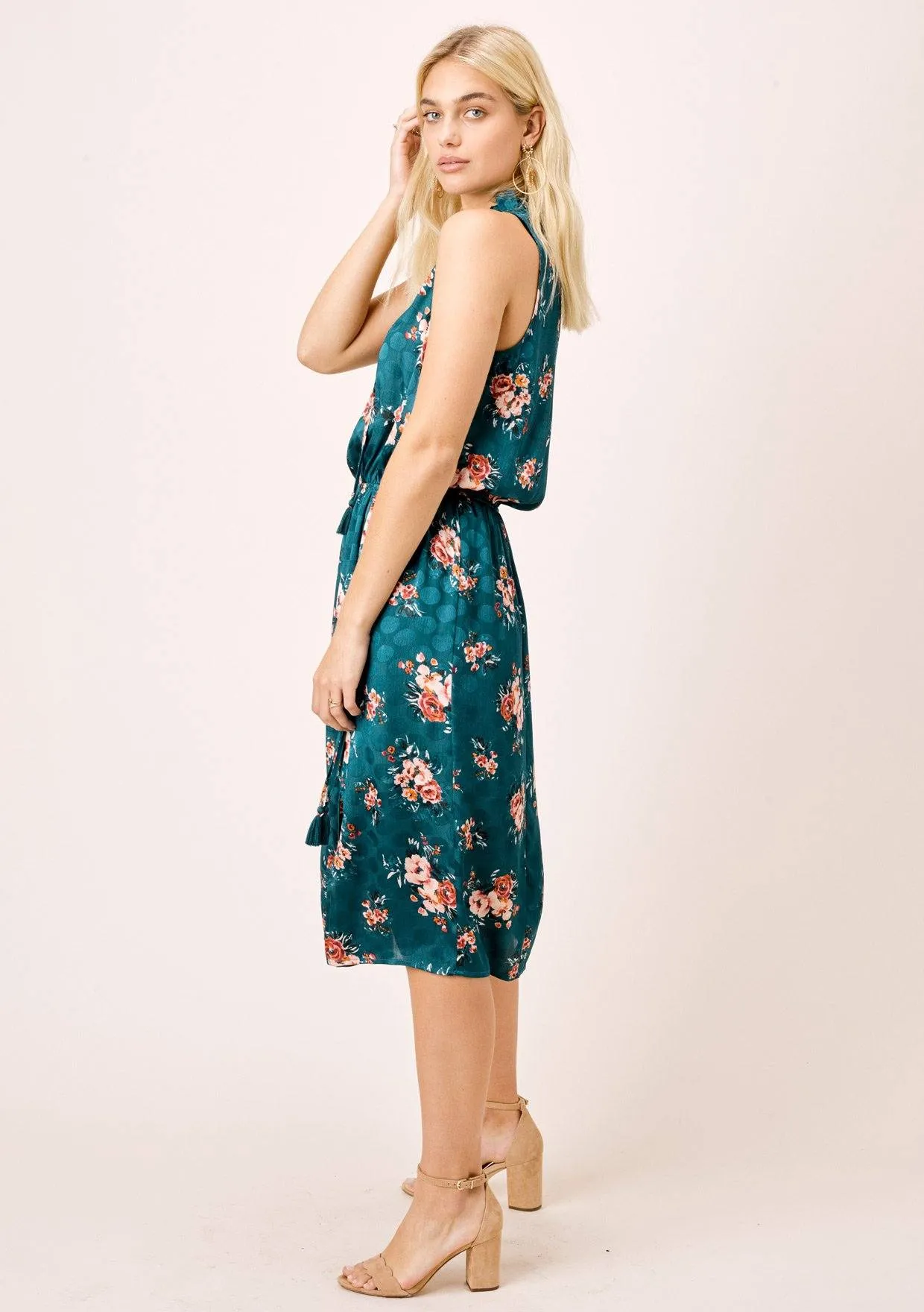 Eliana Floral Midi Dress