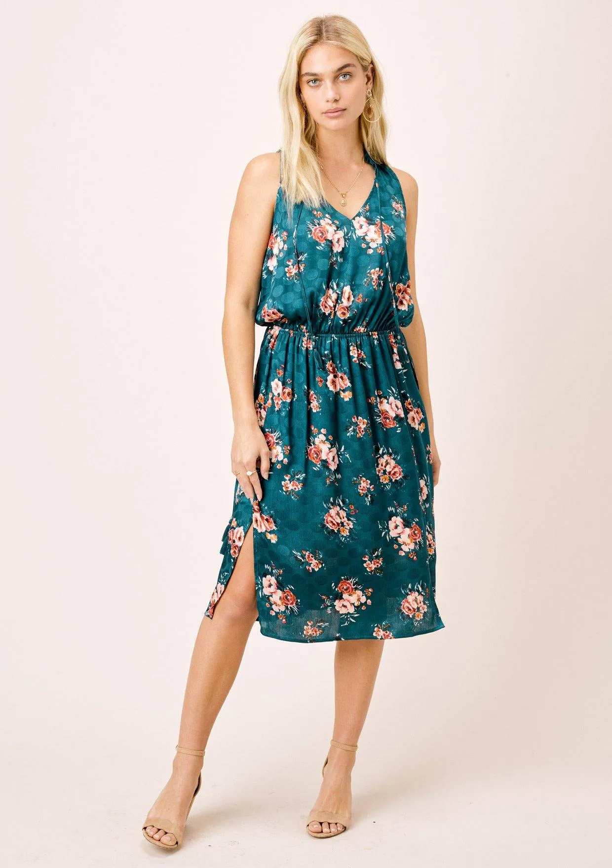 Eliana Floral Midi Dress
