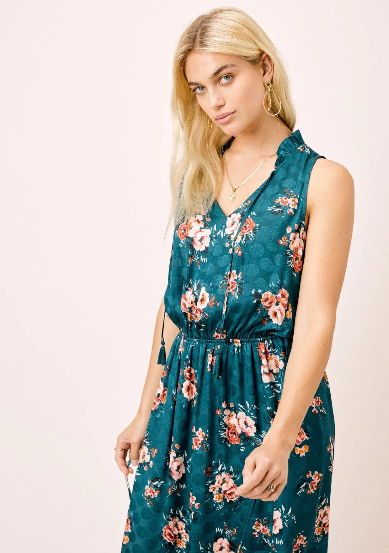 Eliana Floral Midi Dress