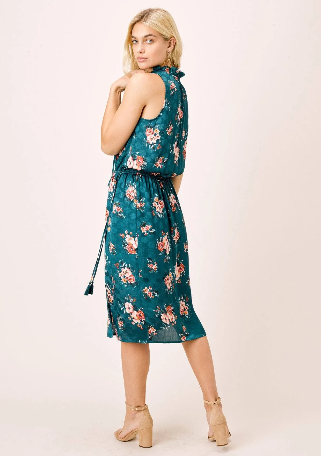 Eliana Floral Midi Dress