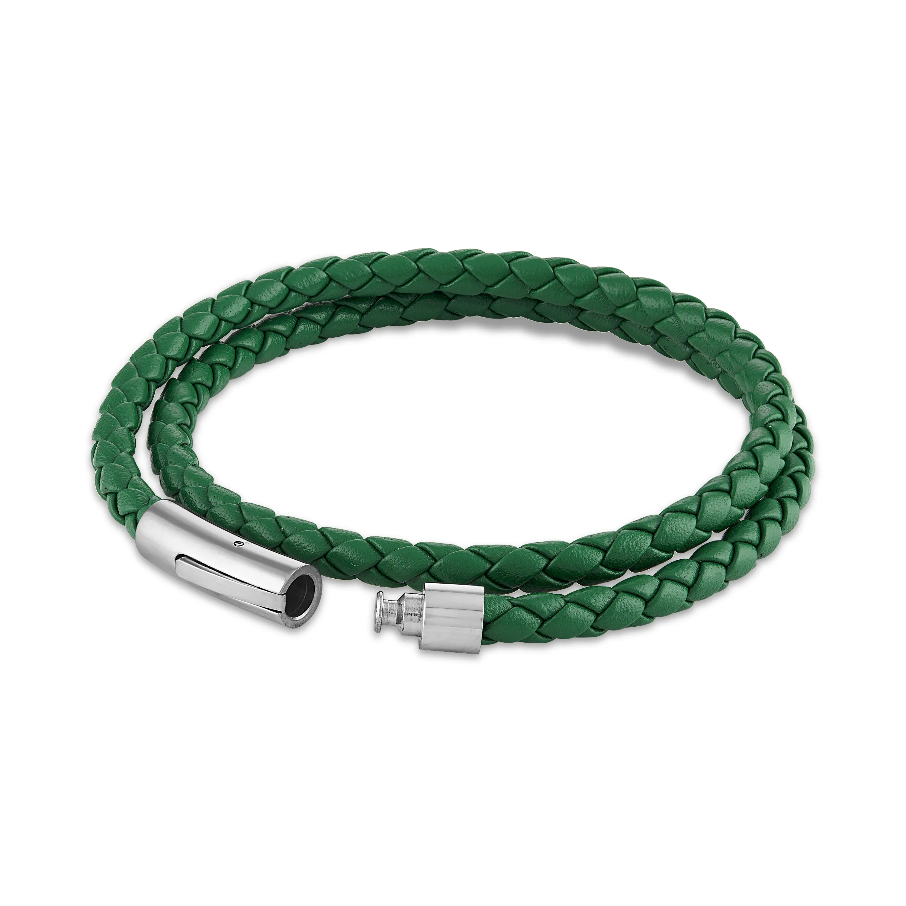 Esquire Double Wrap Leather Bracelet