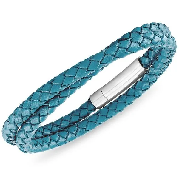 Esquire Double Wrap Leather Bracelet