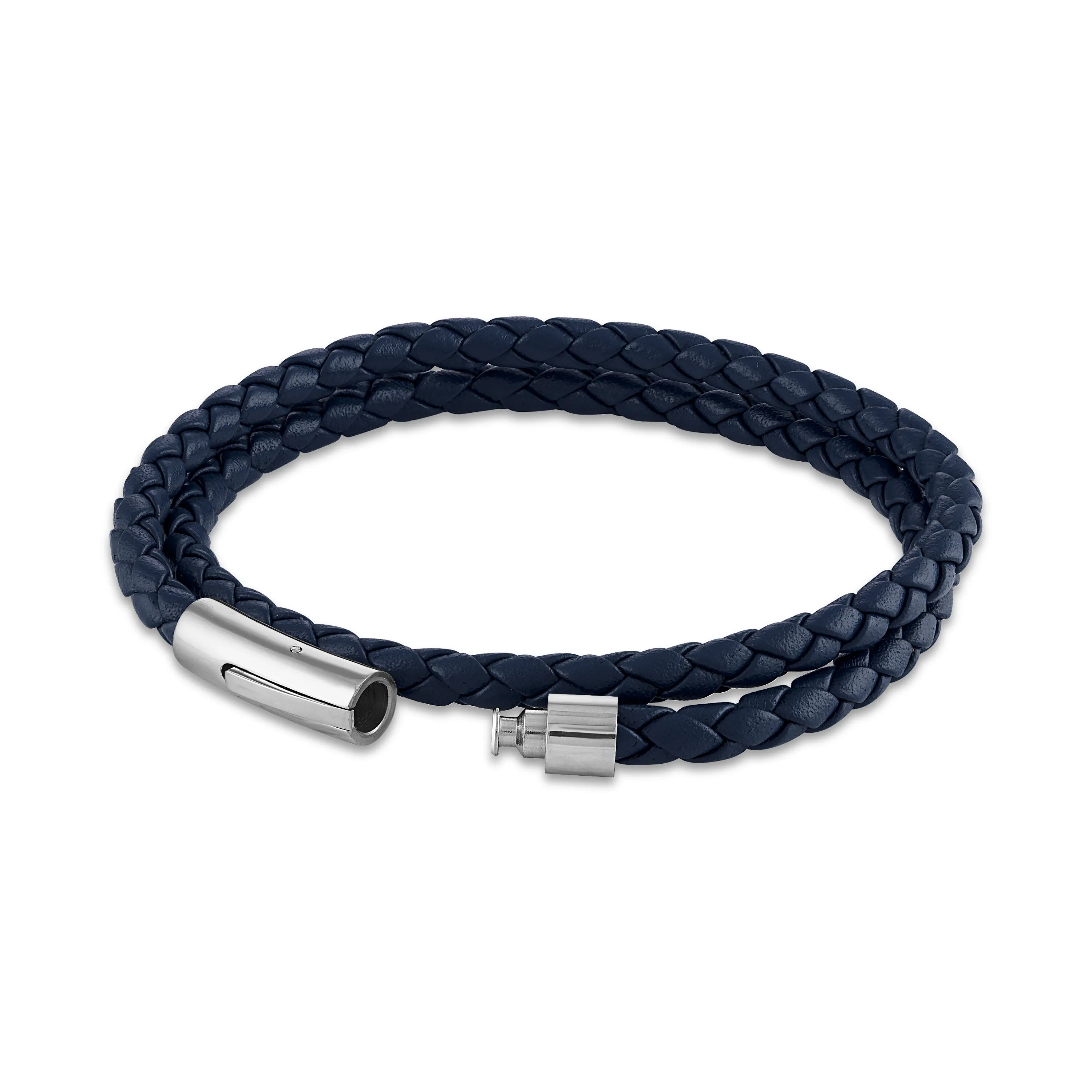 Esquire Double Wrap Leather Bracelet