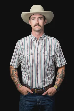Ferrell - Ed Short Sleeve Snap Shirt Green