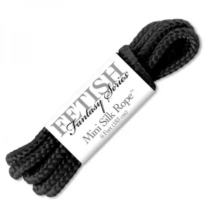 Fetish Fantasy Mini Silk Rope Black