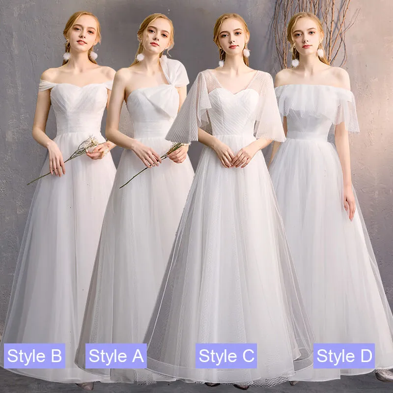 [Final Sale] Dotted Butterfly Sleeves Mix Matched Bridal Dress