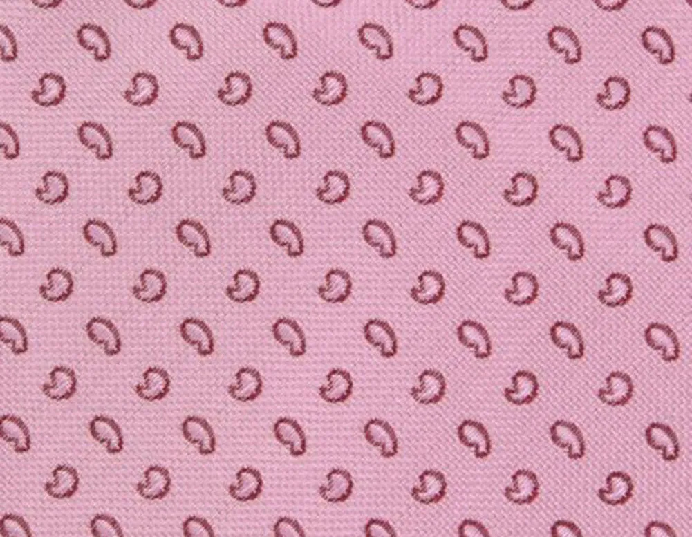 Finamore Napoli Pink Silk Tie