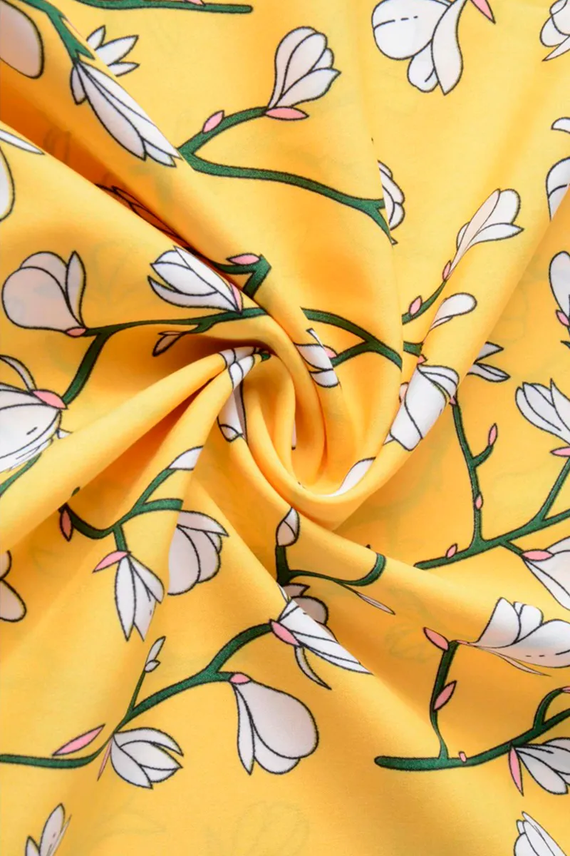 Floral Wrap Fit & Flare Dress