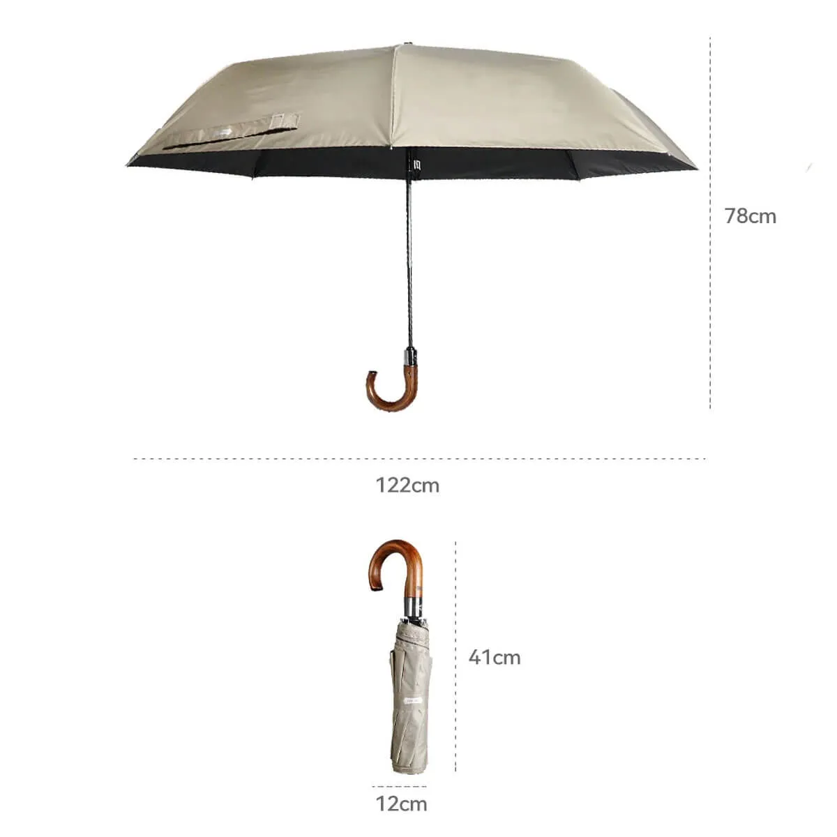 Folding Umbrella for Gentlemen