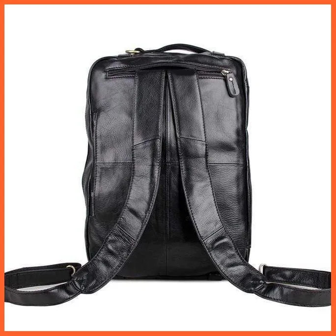 Formal Hand Bag | Men'S Leather Messenger Carry Bag