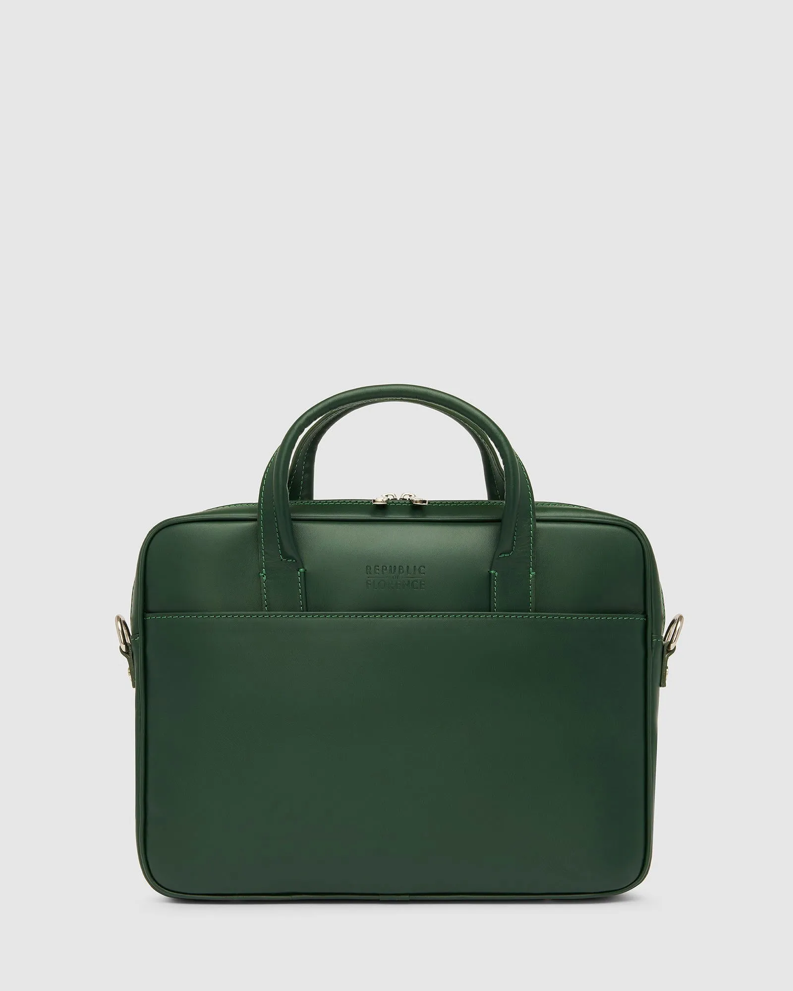 Glasgow Green - Leather Briefcase 14" laptops