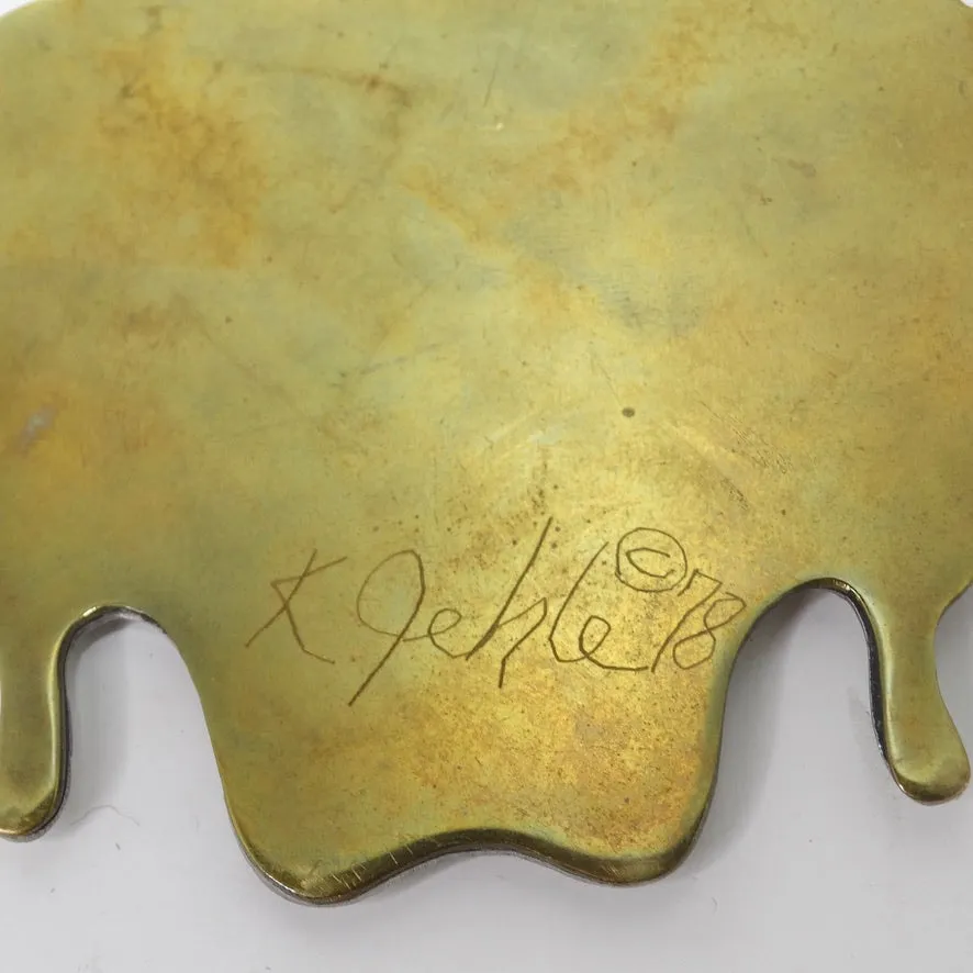 Gold and Silver Plated Abstract Necklace