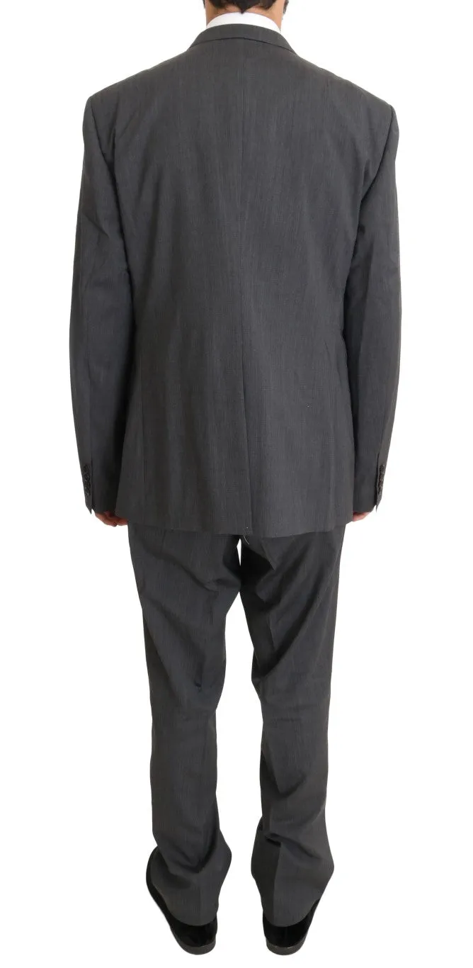 Gray Wool Stretch Slim Fit GOLD Suit