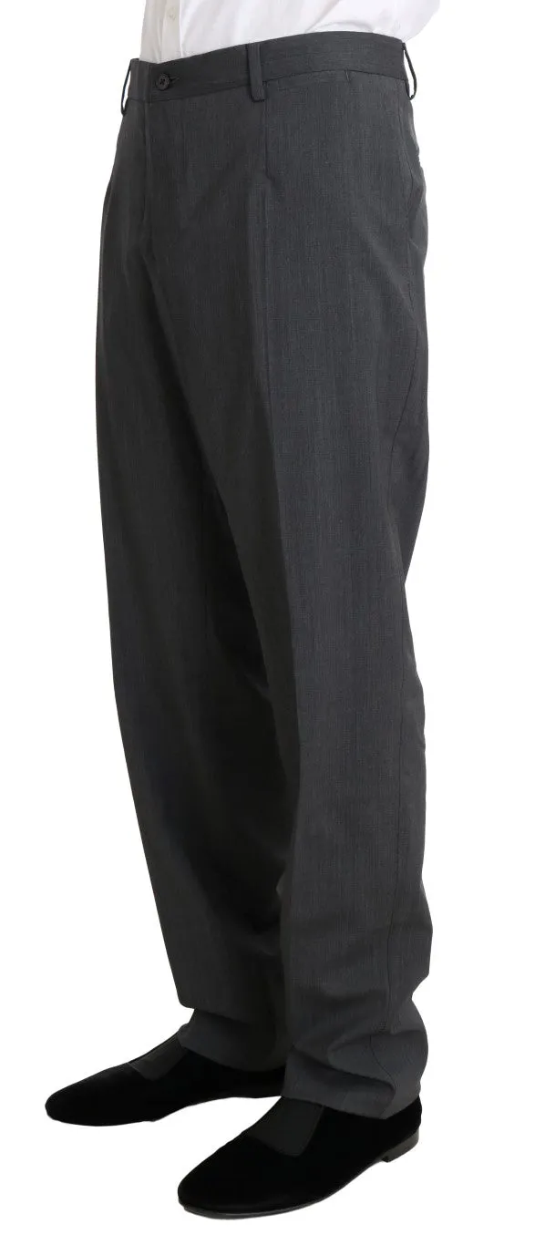 Gray Wool Stretch Slim Fit GOLD Suit