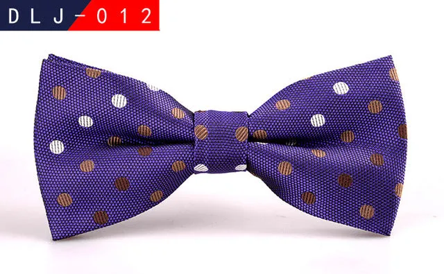 GUSLESON New Design Mens Bow Tie Brand Male Polka Dot Bowtie Necktie Business Wedding Neckties Bowtie Vestidos Gravata Borboleta