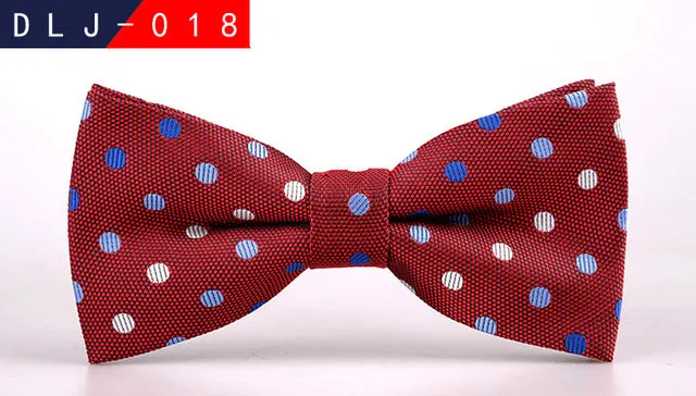 GUSLESON New Design Mens Bow Tie Brand Male Polka Dot Bowtie Necktie Business Wedding Neckties Bowtie Vestidos Gravata Borboleta