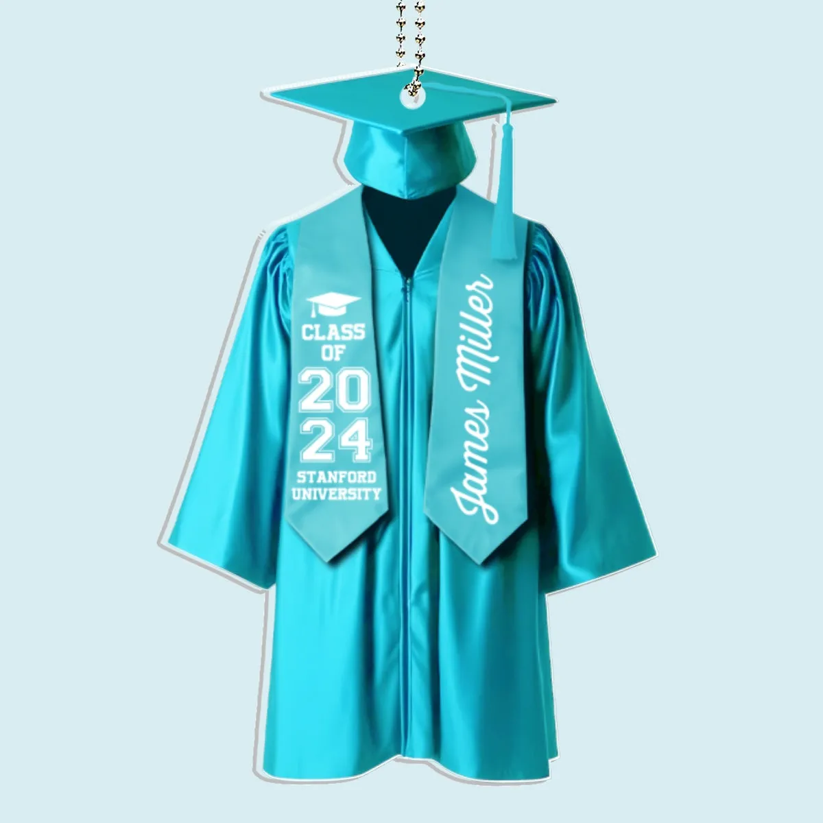 Happy Graduation - Personalized Custom Car Ornament