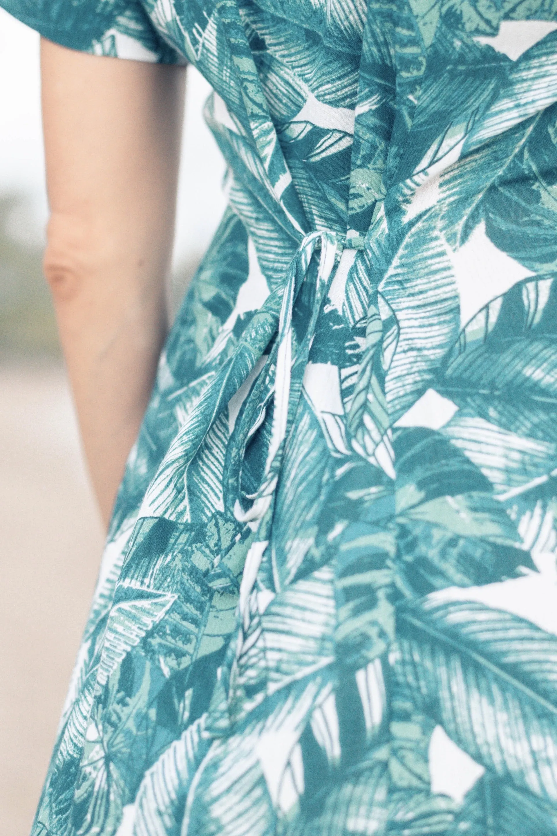 Hazel Dress in Banana Leaf