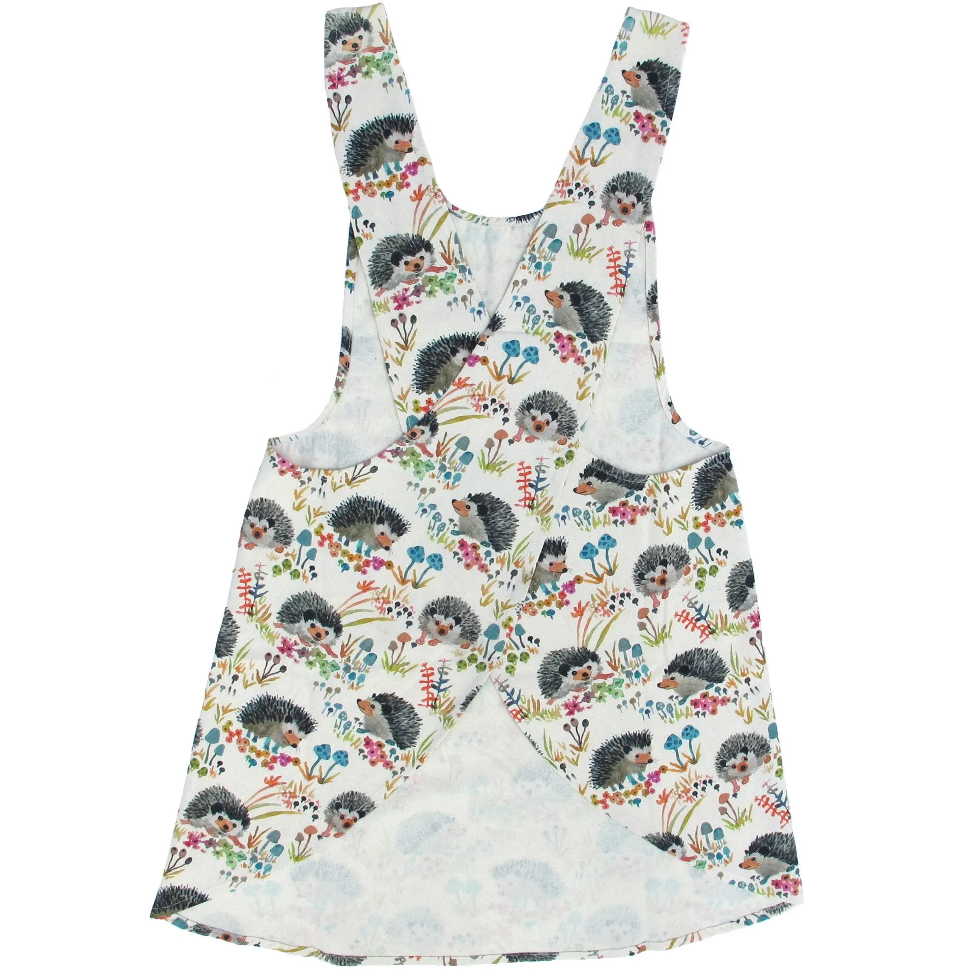 Hedgehog Cotton Pinafore Apron