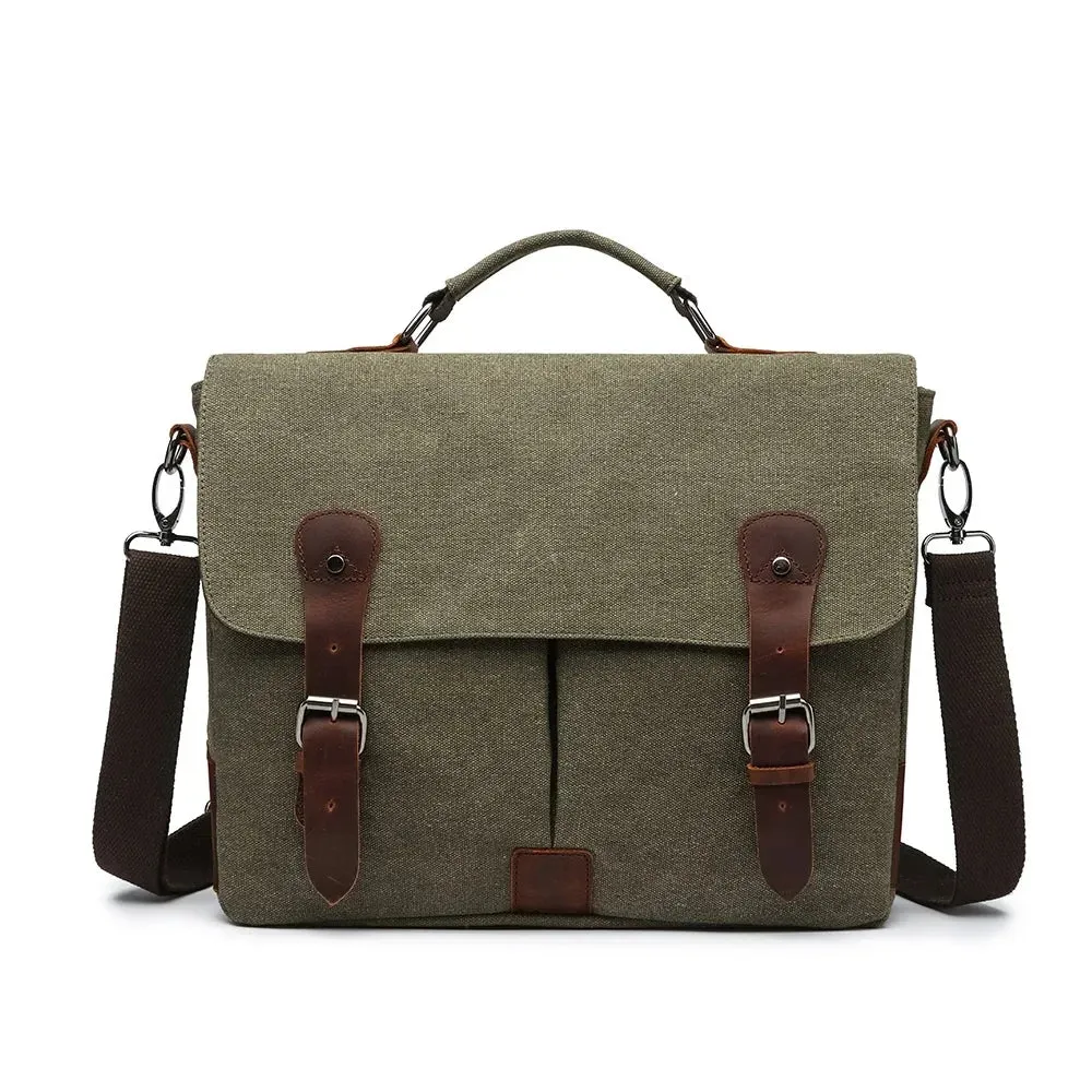 High Quality Portafolios Hombres Wholesale Briefcase Business Bolsa Masculina Crossbody Computer Laptop Messenger Bag for Men