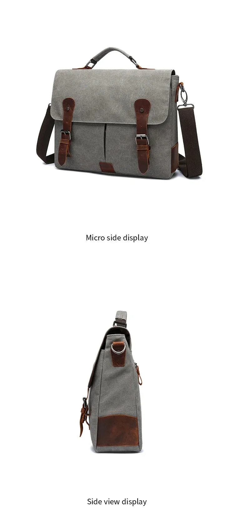 High Quality Portafolios Hombres Wholesale Briefcase Business Bolsa Masculina Crossbody Computer Laptop Messenger Bag for Men