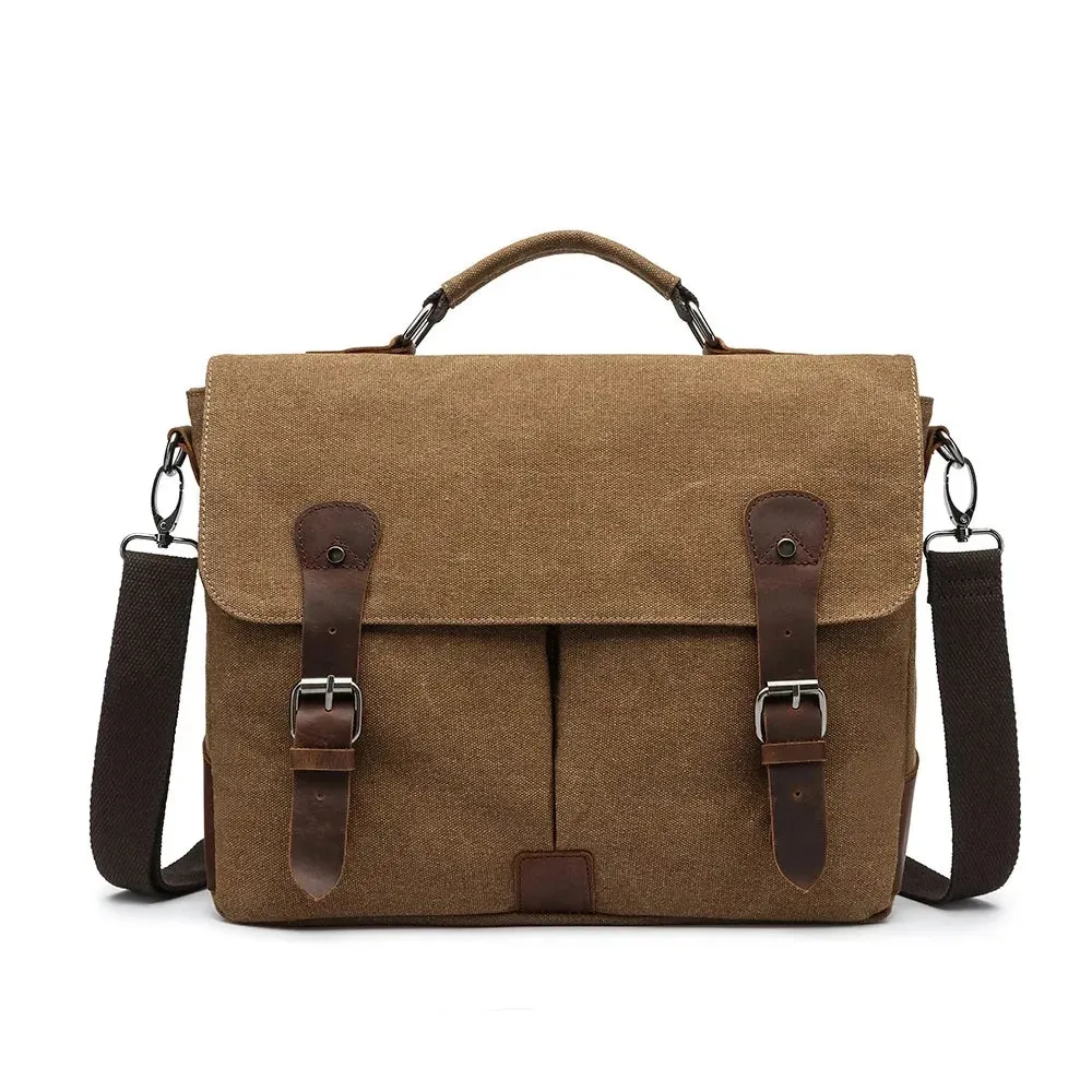 High Quality Portafolios Hombres Wholesale Briefcase Business Bolsa Masculina Crossbody Computer Laptop Messenger Bag for Men