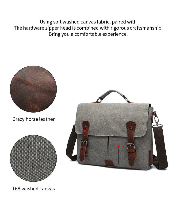 High Quality Portafolios Hombres Wholesale Briefcase Business Bolsa Masculina Crossbody Computer Laptop Messenger Bag for Men