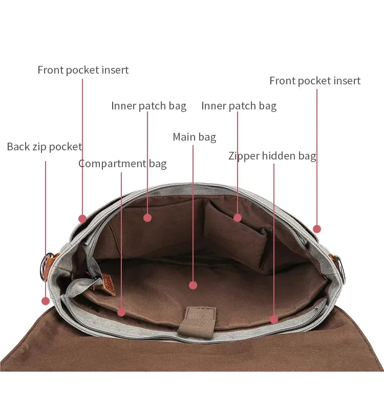 High Quality Portafolios Hombres Wholesale Briefcase Business Bolsa Masculina Crossbody Computer Laptop Messenger Bag for Men