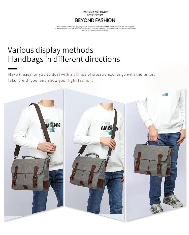 High Quality Portafolios Hombres Wholesale Briefcase Business Bolsa Masculina Crossbody Computer Laptop Messenger Bag for Men