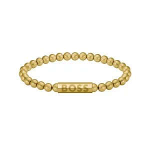 Hugo Boss Jewellery Men's Sphere Metal Collection Beaded Bracelet 1580666M