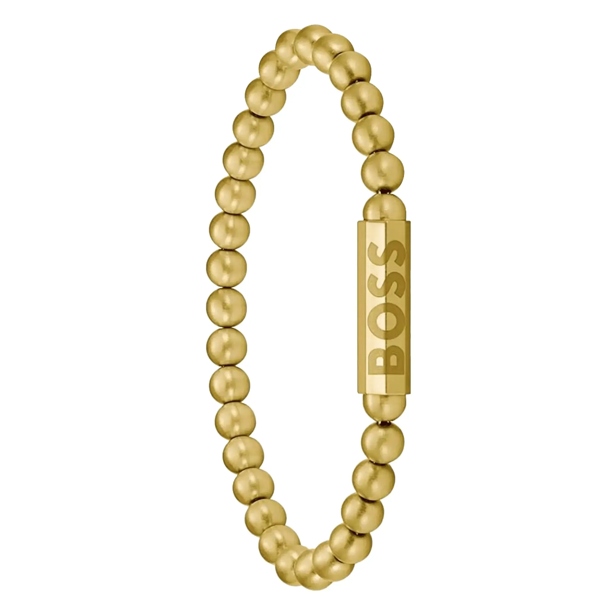Hugo Boss Jewellery Men's Sphere Metal Collection Beaded Bracelet 1580666M