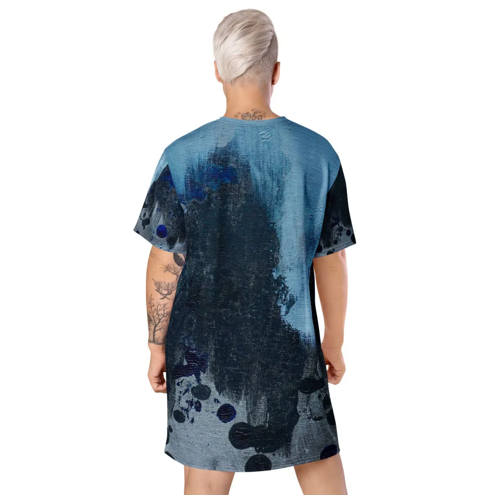 Ice Blue T-shirt dress