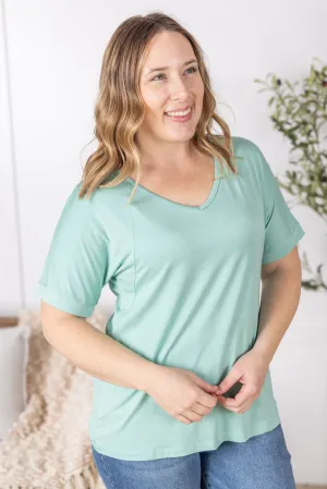 IN PRODUCTION Bamboo V Neck Tee - Mint