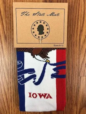 Iowa State Flag Socks