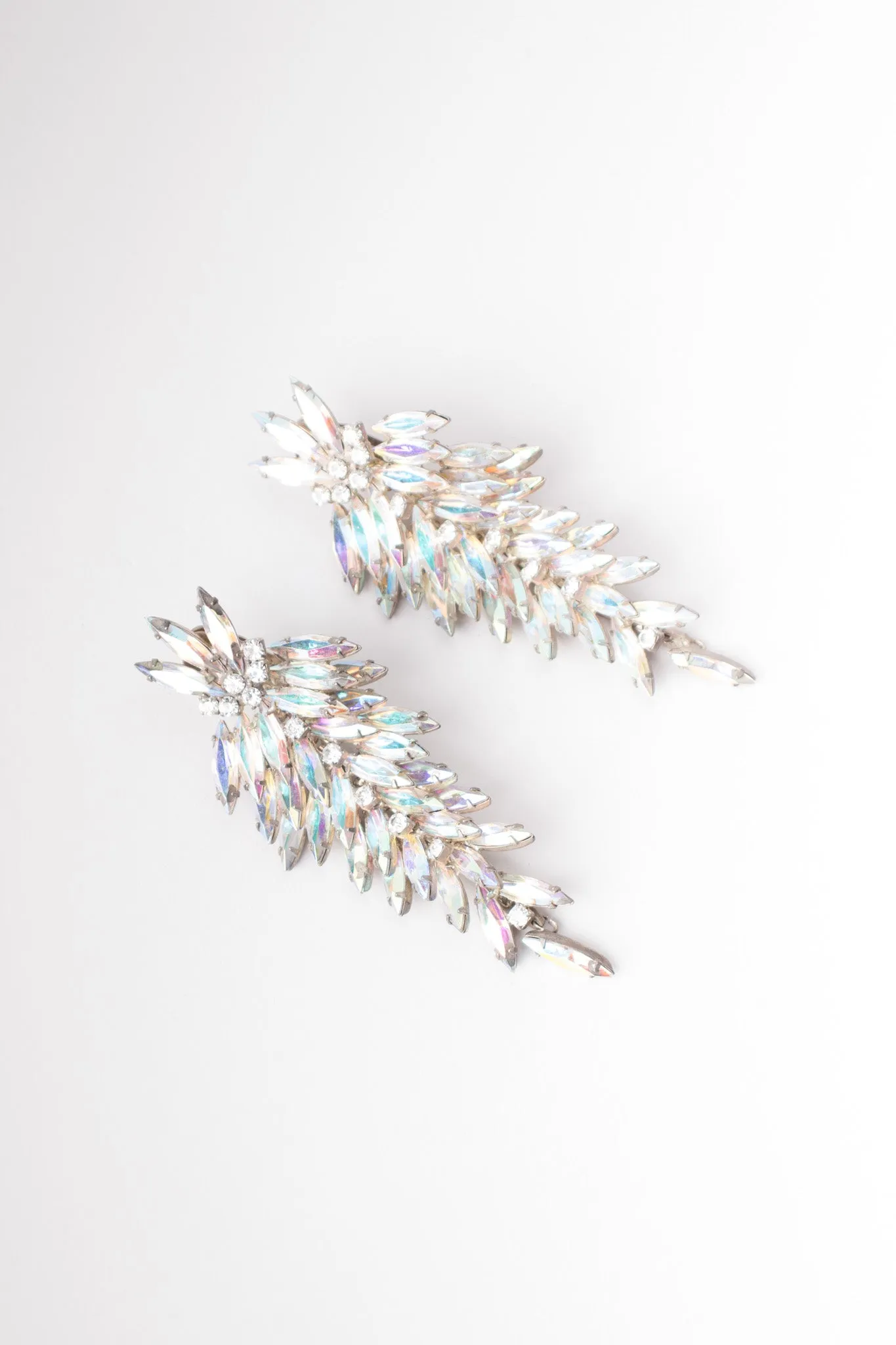 Iridescent Crystal Chandelier Earrings