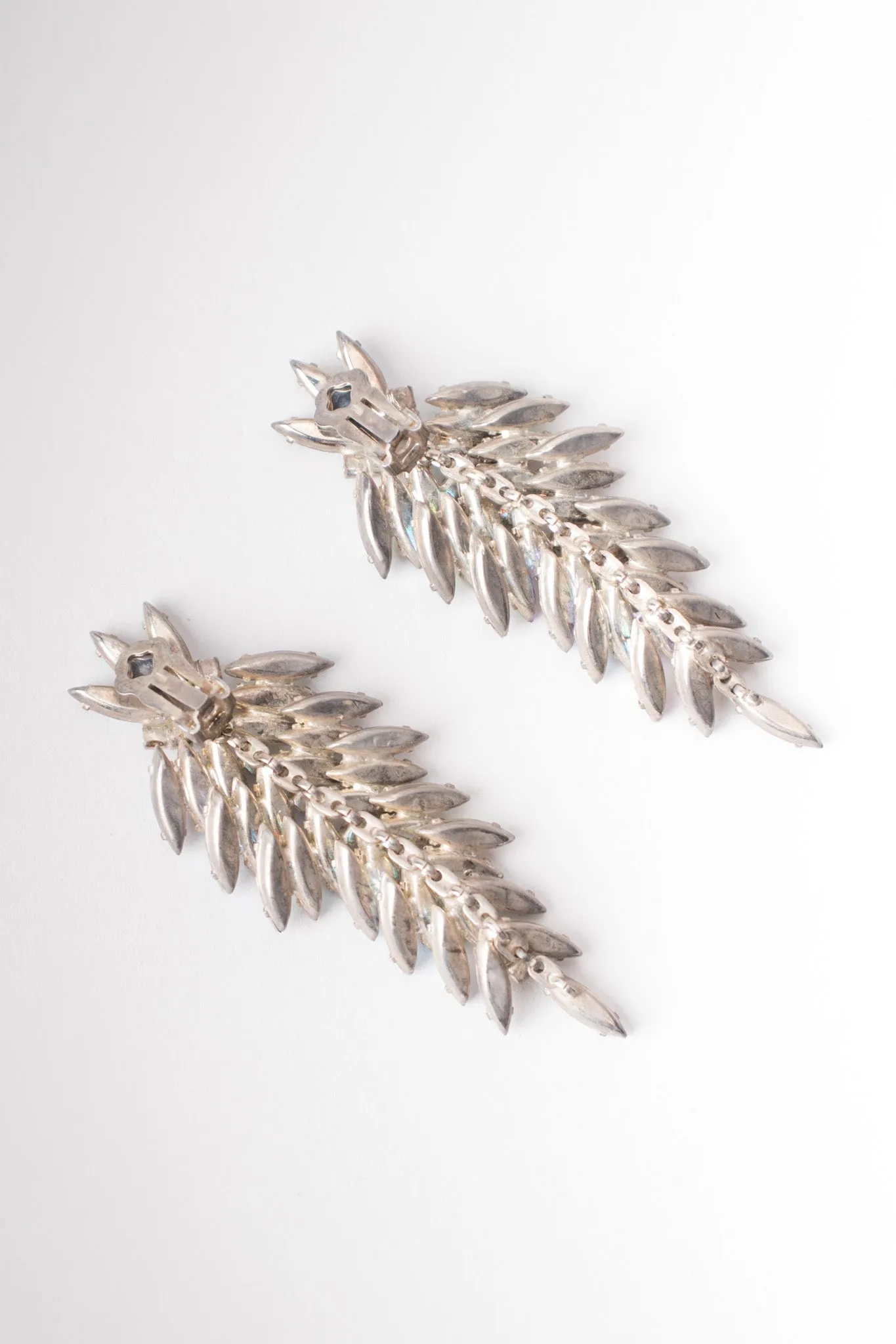 Iridescent Crystal Chandelier Earrings