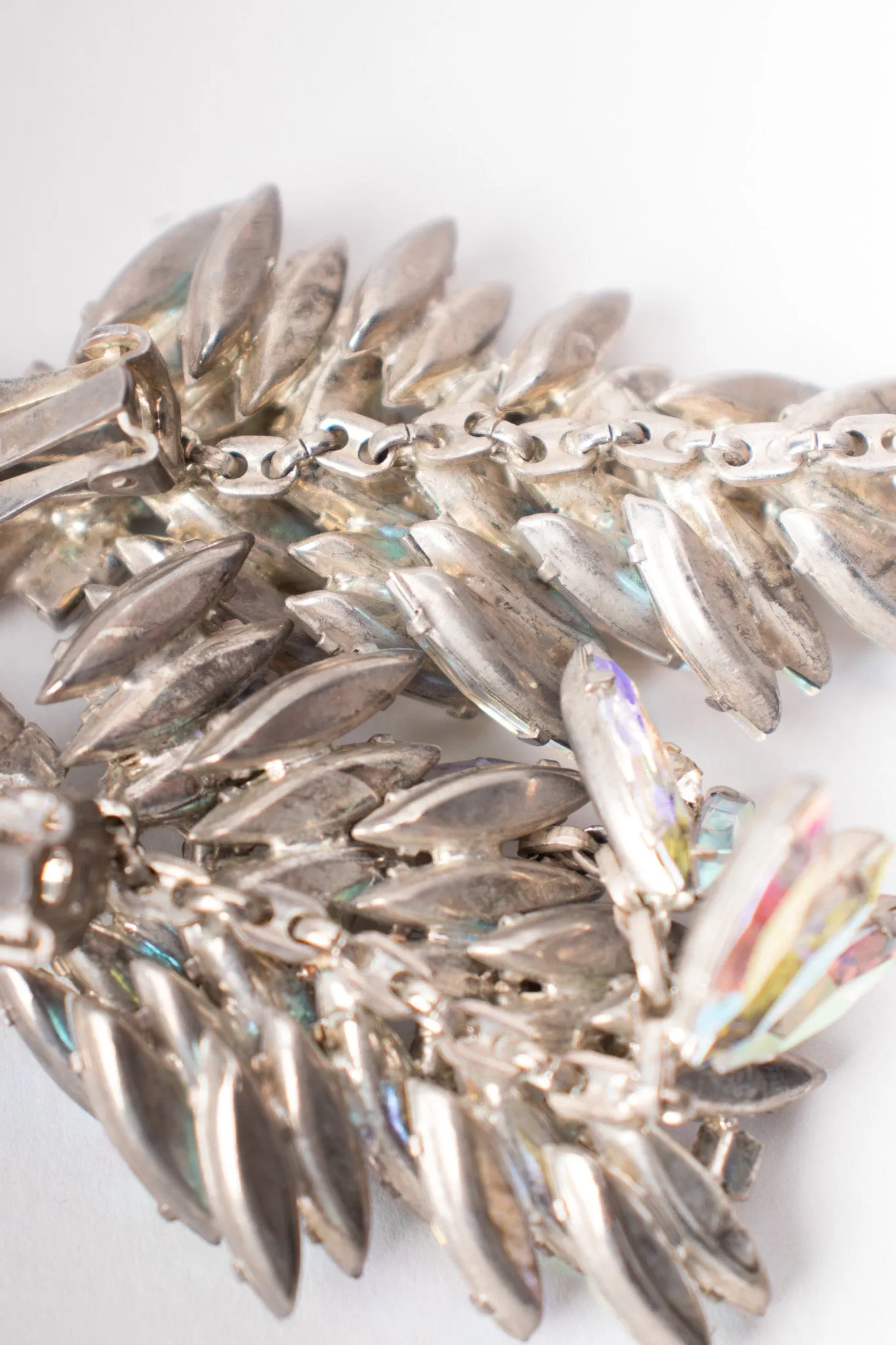 Iridescent Crystal Chandelier Earrings