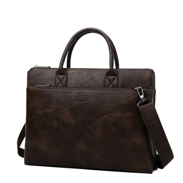 JEEP BULUO High Quality Men Briefcase