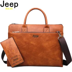 JEEP BULUO High Quality Men Briefcase