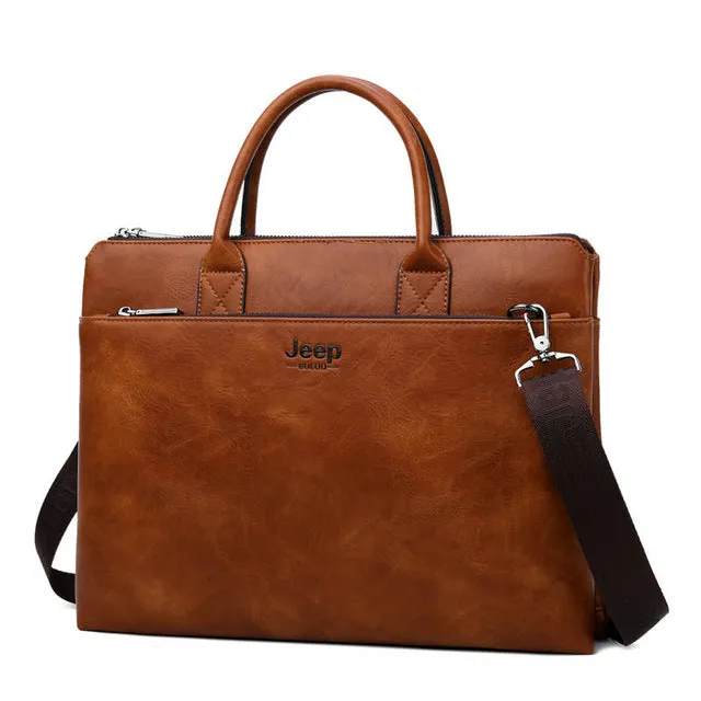 JEEP BULUO High Quality Men Briefcase